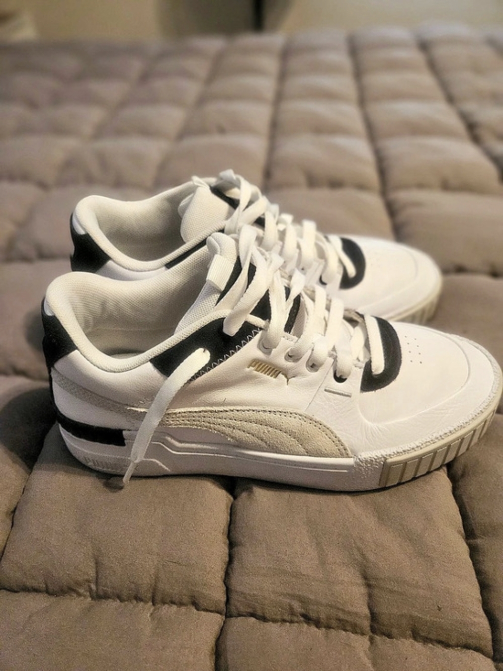 Puma Cali Dream White & Black Sneakers